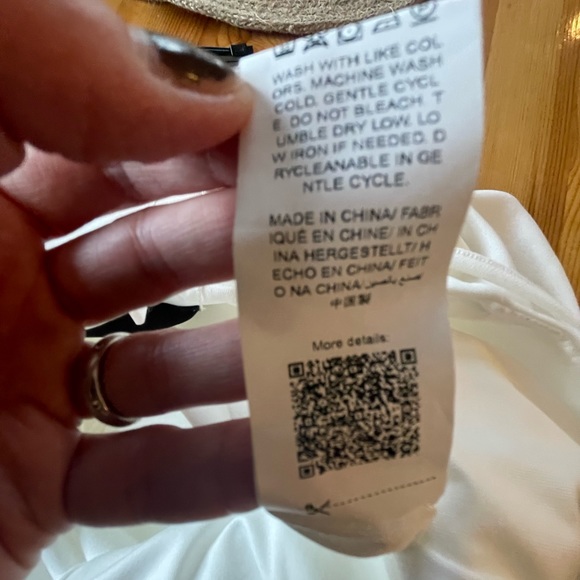 NWT SHEIN Mod Bow Front Cami Jumpsuit White -Size XS - Picture 7 of 11